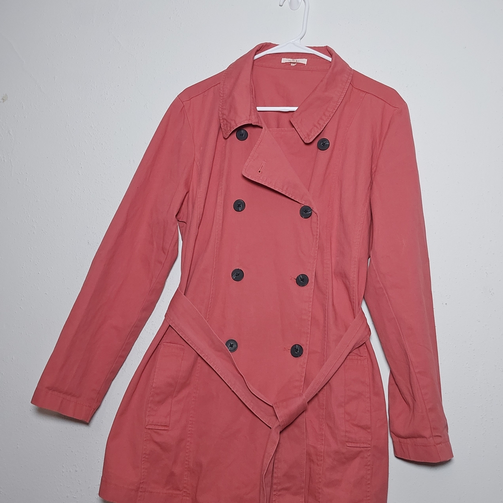 Maurices Coral Trench Coat